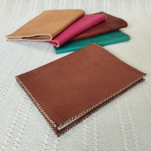 JW Pioneer School Book Cover / 100% Cow hide Leather / handmade / Leather Covers for Large Soft Books image 3