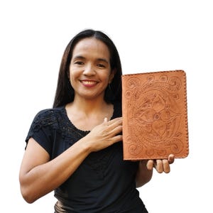 Leather Bible Cover NWT (Estrella  Oiled ) JW Bible Cover,Pioneer Gifts,Baptism Gift, New World Translation, Engraved Bible Cover