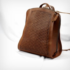 Light Ministry Backpack: &quot;Excursion&quot; // handmade / 100 % full grain leather / JW Ministry