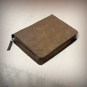 JW Leather Bible Cover SIMPLE  Pimienta / NWT Study Bible / Regular Bible / Baptism Gift / Pioneer Gift / With Zipper