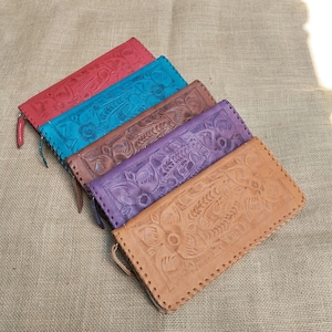 SET of 3  // JW Leather Tract-Invitation Holder with Zipper  // Meeting Invitation Holder // Ministry organizer // Pioneer Jw gift