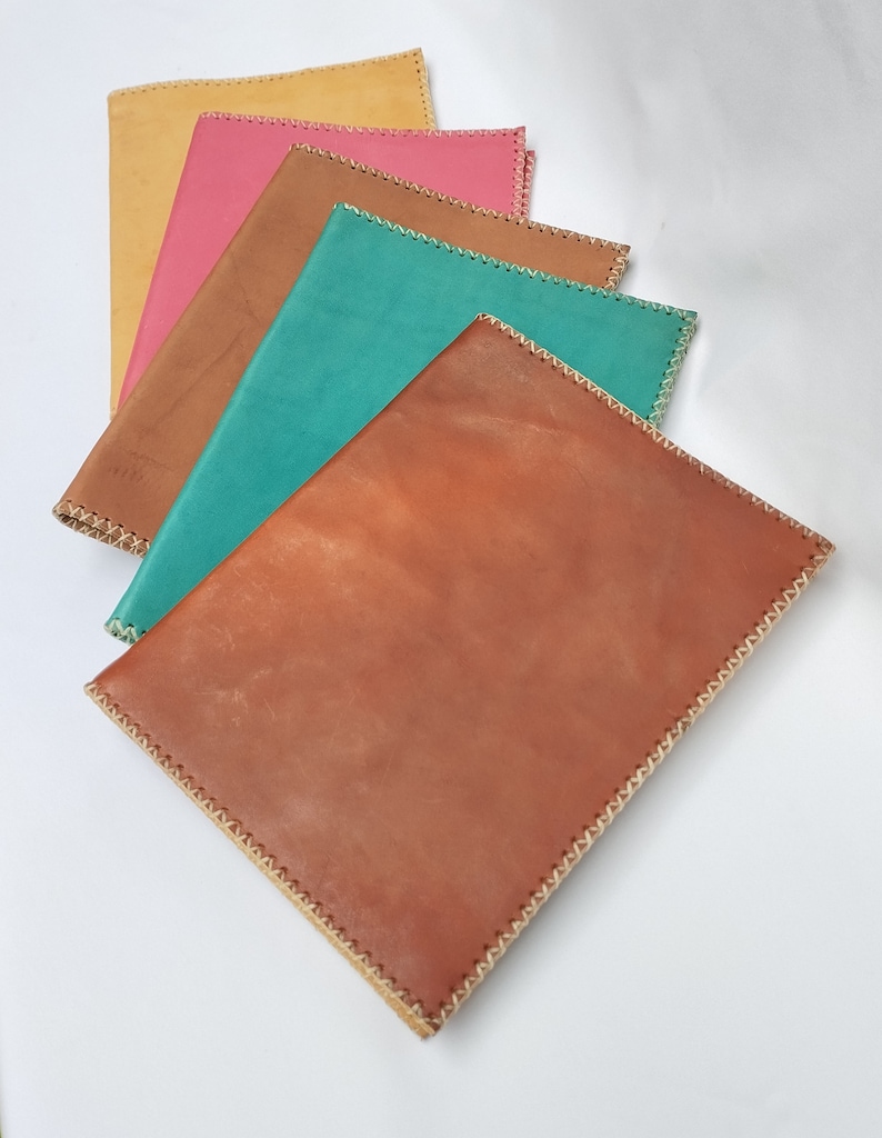 JW Pioneer School Book Cover / 100% Cow hide Leather / handmade / Leather Covers for Large Soft Books image 1