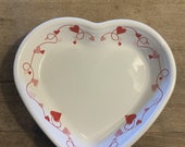 Fiesta Decal Heart Medium Bowl 7 inch
