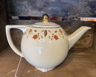 Vintage Jewel Tea Autumn Leaf Aladdin teapot with infuser cottage d\u00e9cor Superior Quality Kitchenware farmhouse dishware