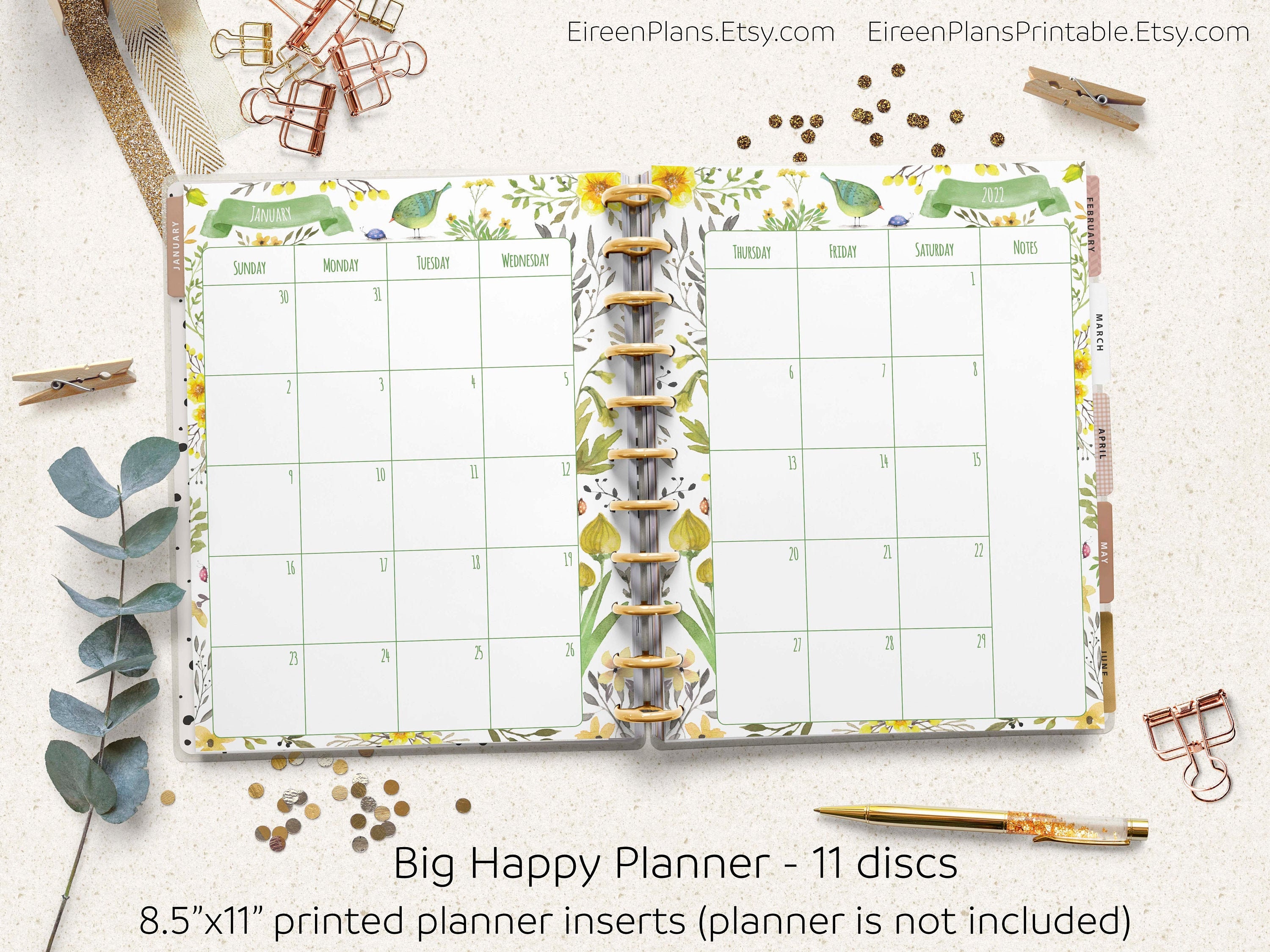 Calendar Planner Refill 2024 Calendar 2024 Ireland Printable