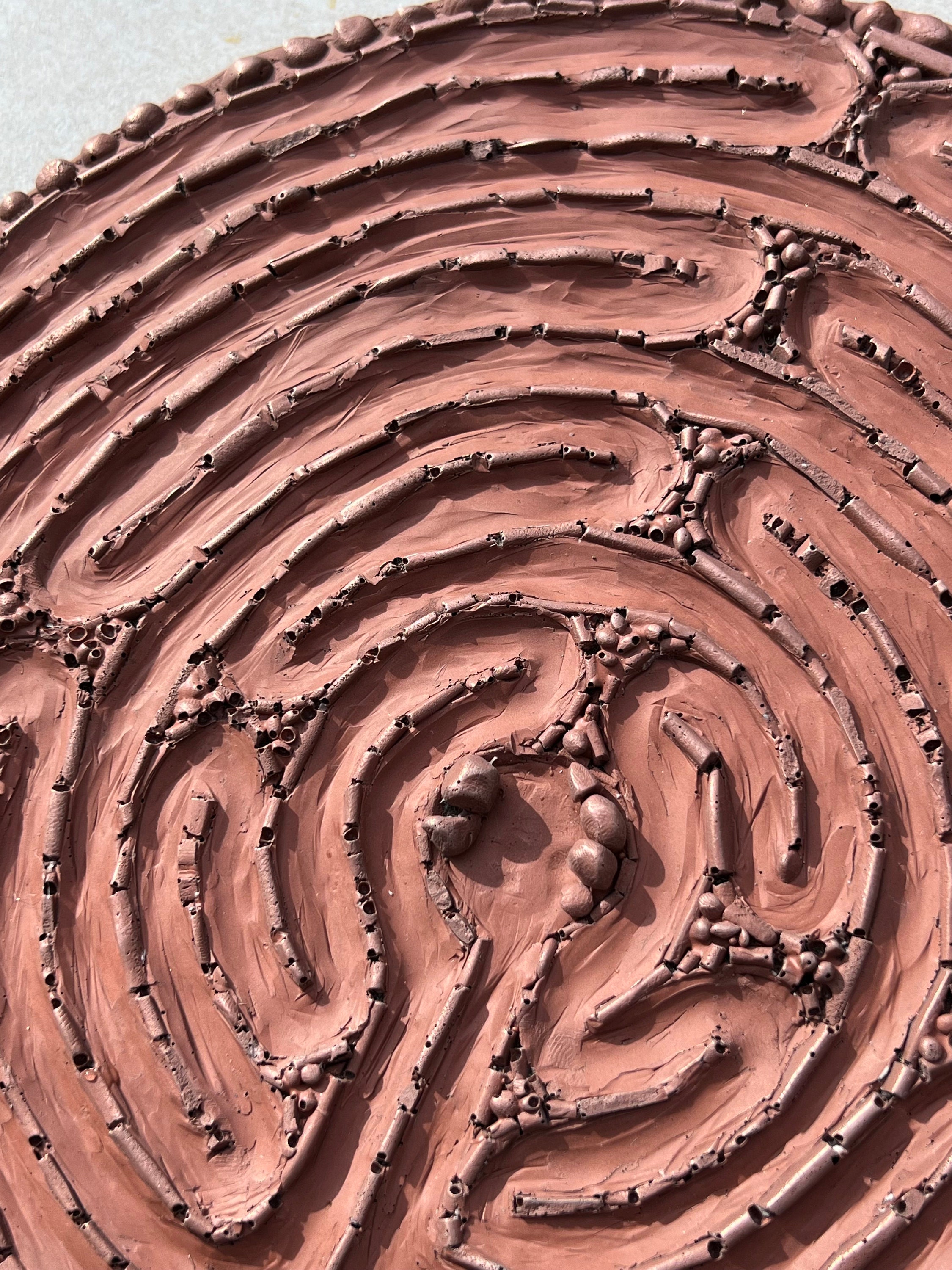 Copper Chartres Labyrinth: Ghost Ranch Inspired Meditation Art - Etsy