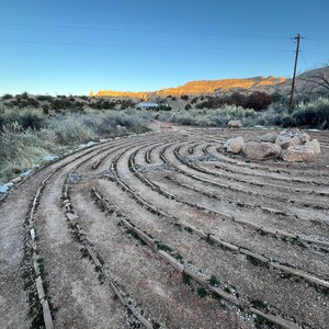 Copper Chartres Labyrinth: Ghost Ranch Inspired Meditation Art - Etsy