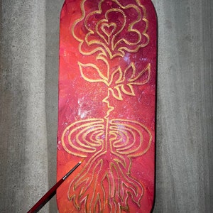 The Rose In The Labyrinth, original artwork Labyrinth, 2023 labyrinth design by Artist and Labyrinth Designer Donna LINDEEN Harrington