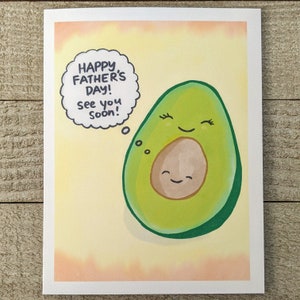 Avocado pregnant mama, from prenatal baby HAPPY FATHER'S DAY to papa to be, soon to be dad, first child, expectant daddy, from son daughter
