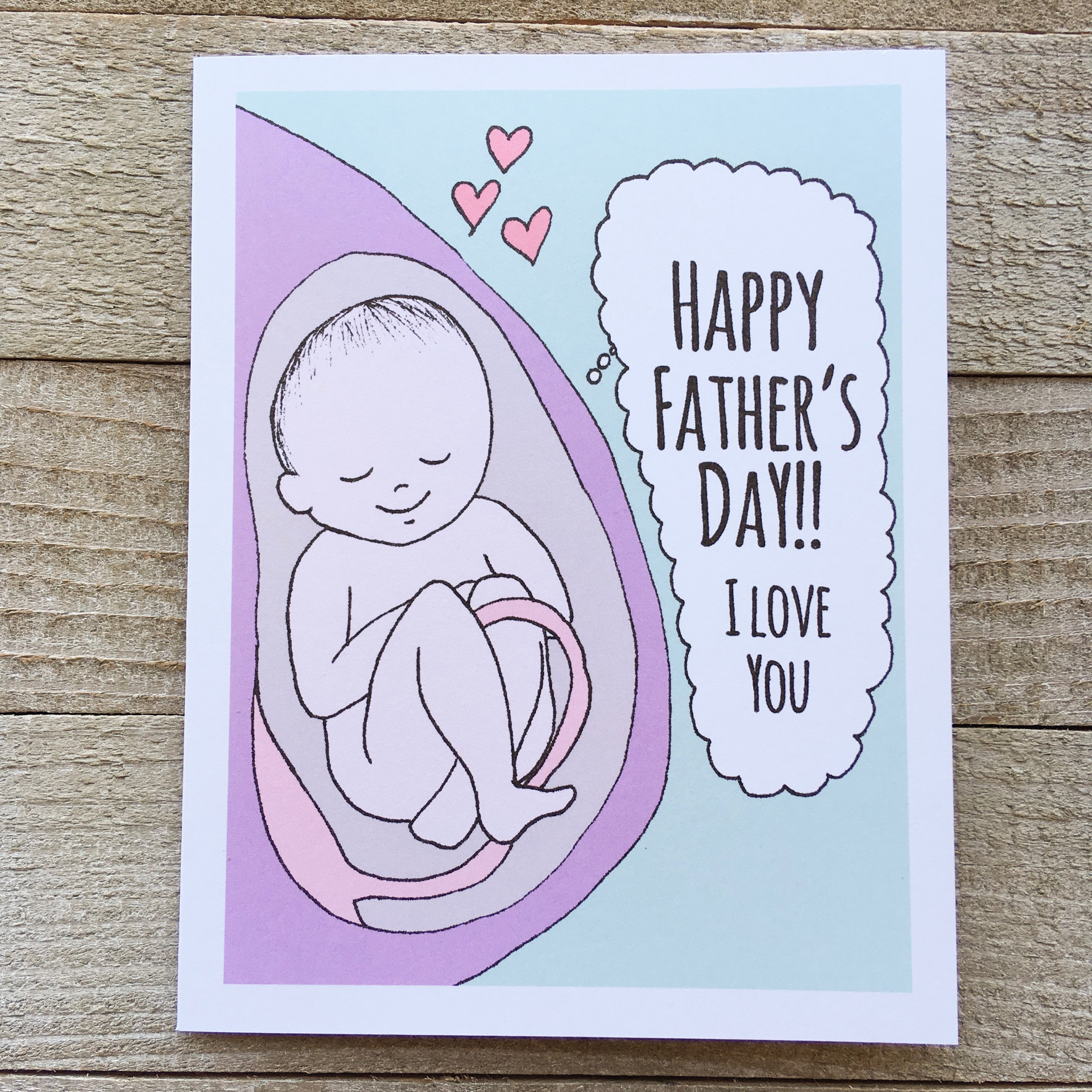 Happy fathers day from unborn cheap baby