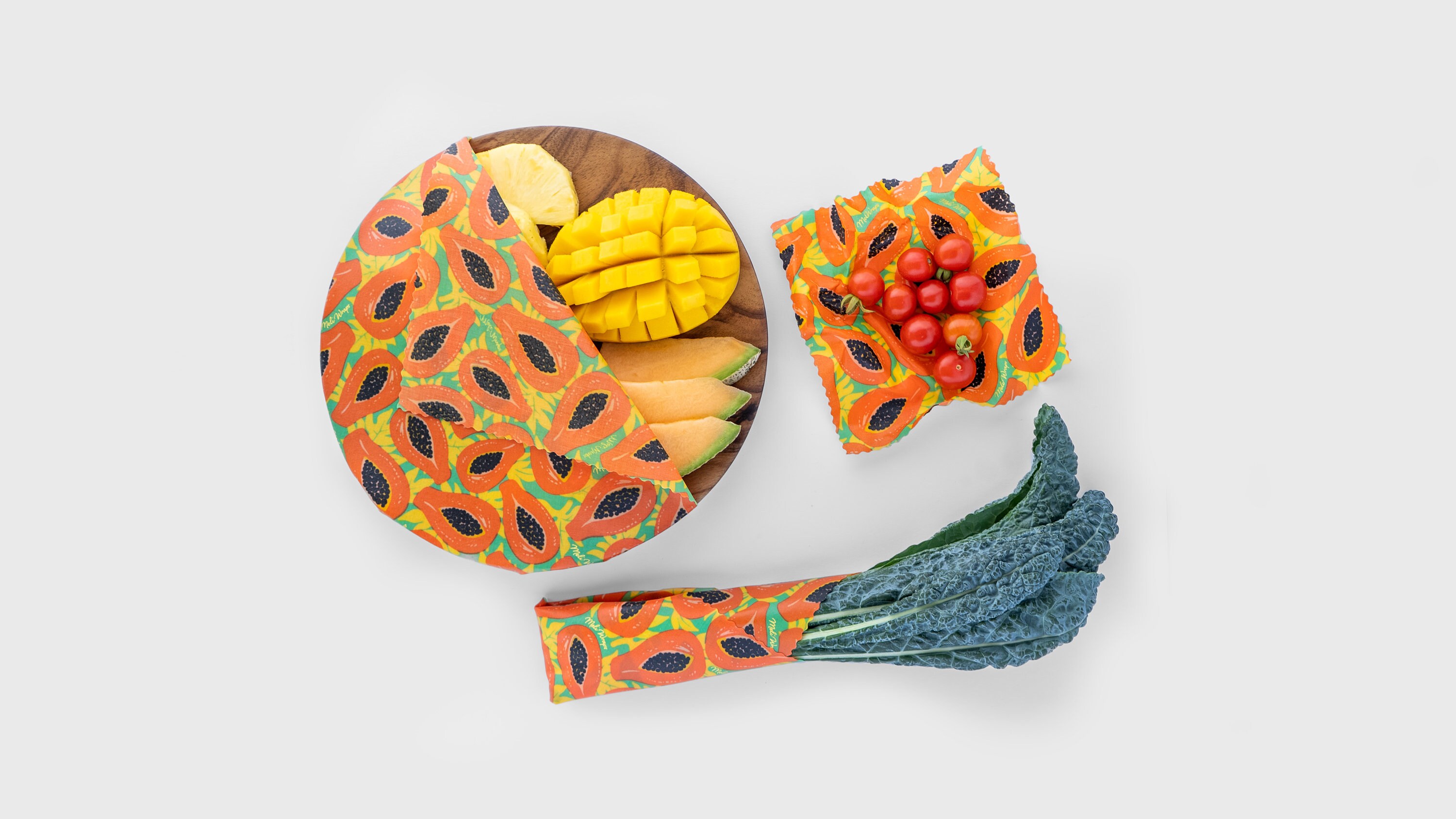 Beeswax Wrap Bulk Roll - Avocado Print - Meli Wraps