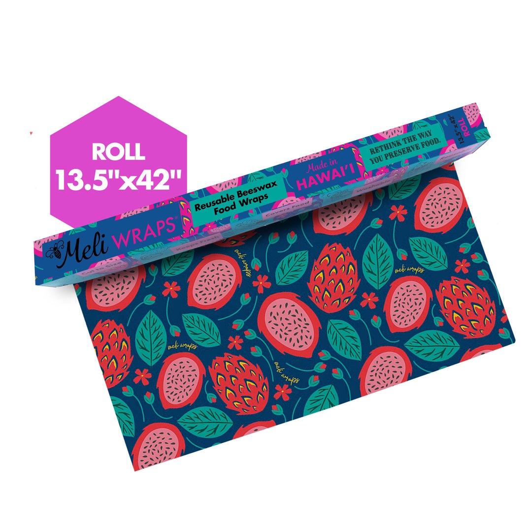 Reusable Beeswax Wrap Bulk Roll 42x13.5 Perfect Eco Friendly Gift Keep