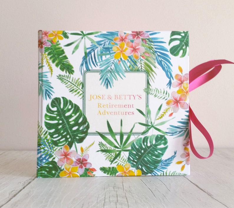 Handmade photo album / travel journal / guest book featuring Etsy