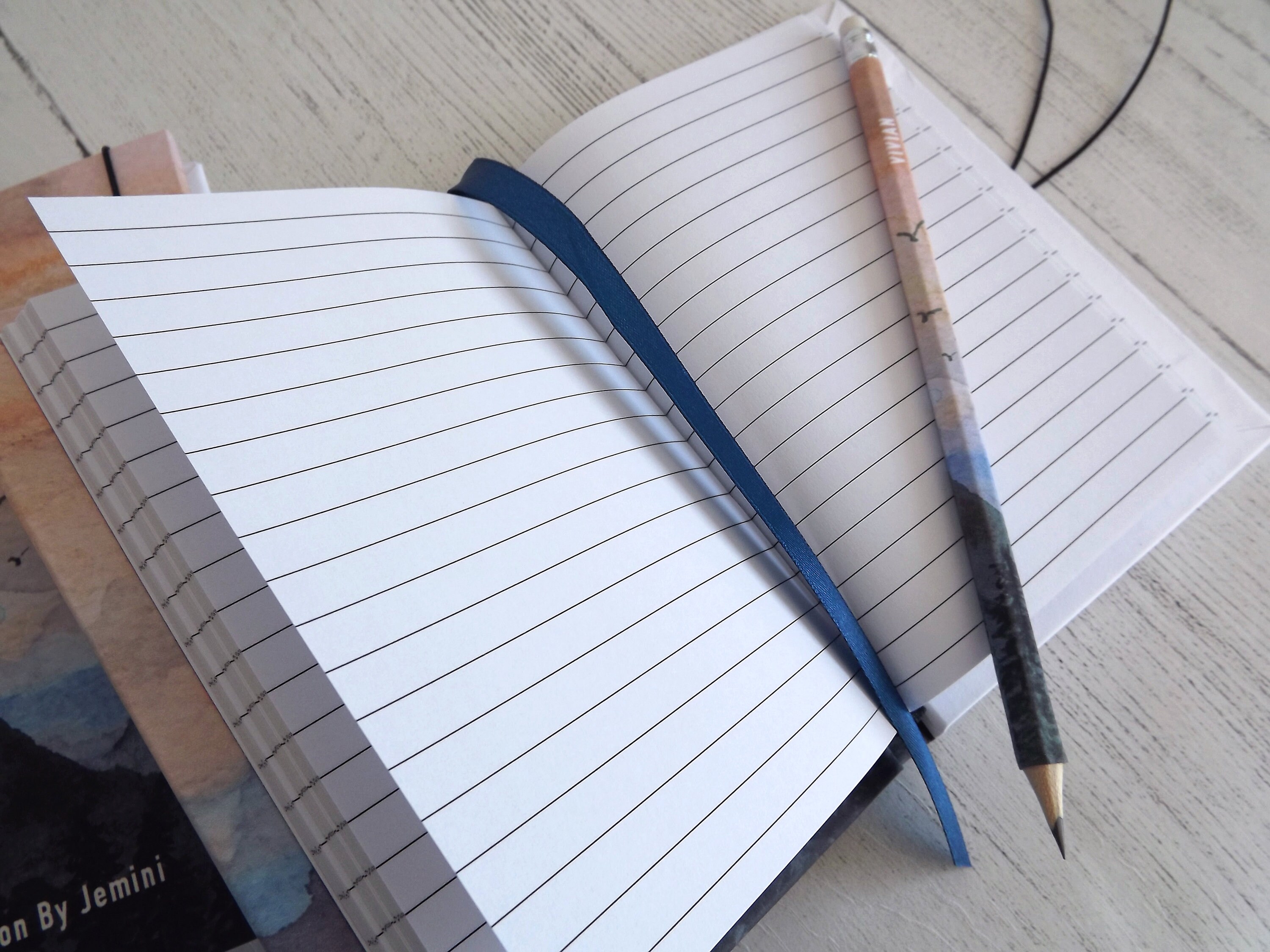 Handmade A6 Notebook / HB Pencil Sets in My Watercolour Etsy UK