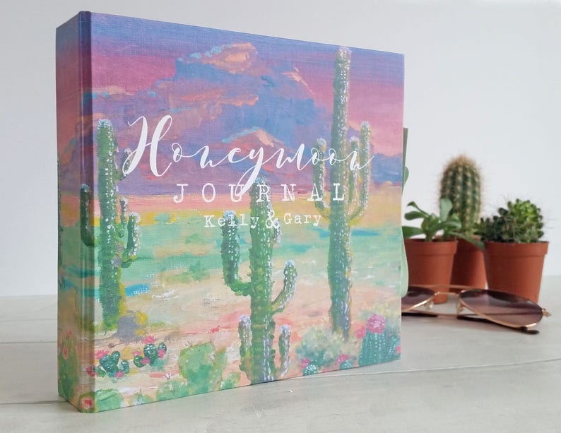 Handmade Photo Album / Travel Journal Featuring My Original Etsy