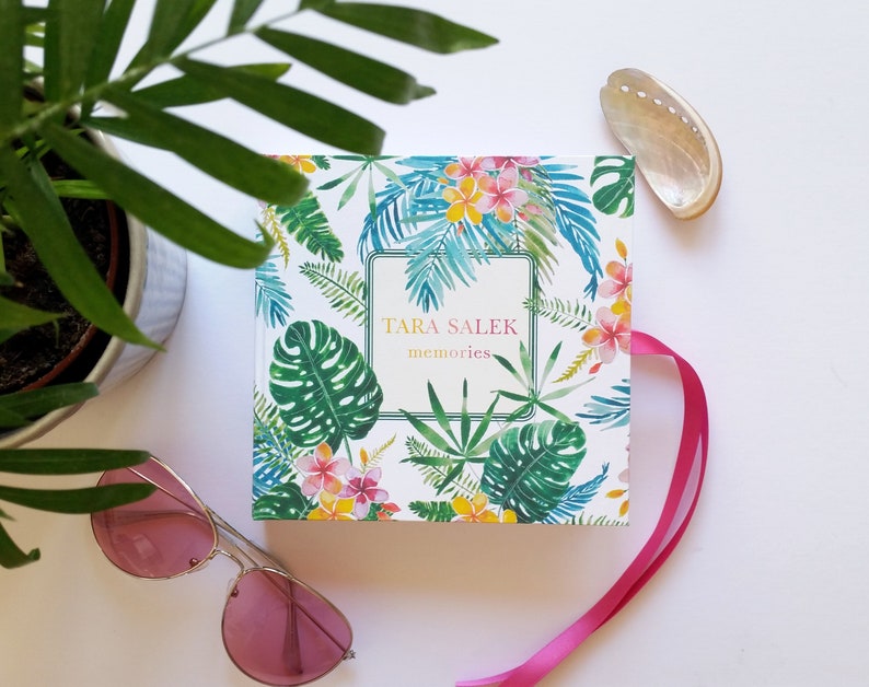 Handmade photo album / travel journal / guest book featuring Etsy