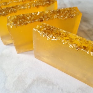 Oatmeal Honey Hand Made Soap Bar 50g / 100g Luxury, natural, vegan, cruelty free, palm oil free image 7