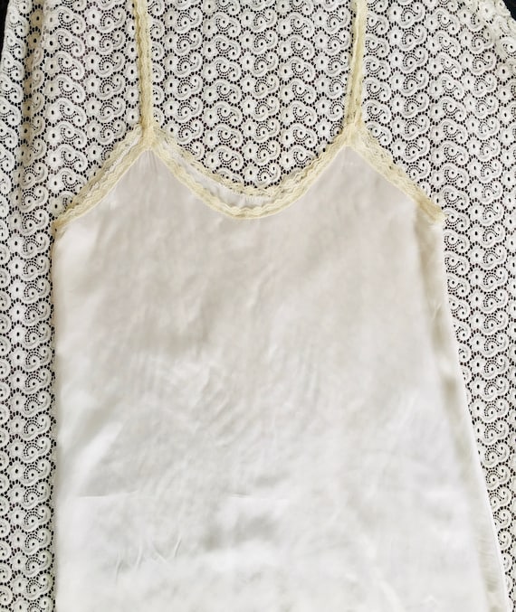 True Vintage Slip Dress White Large 14 16 Nightie… - image 2