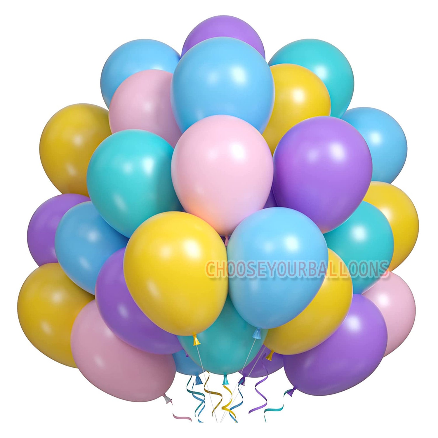 100 X Latex Einfarbig Helium Ballons Geburtstag Hochzeit Party Dekor Balons  UK