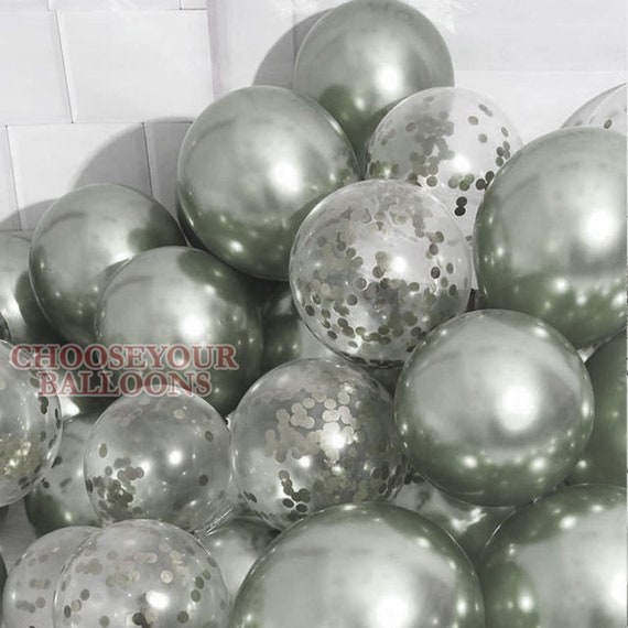 10Pc, 12 Pouces Chrome Métallique Latex Ballons Joyeux