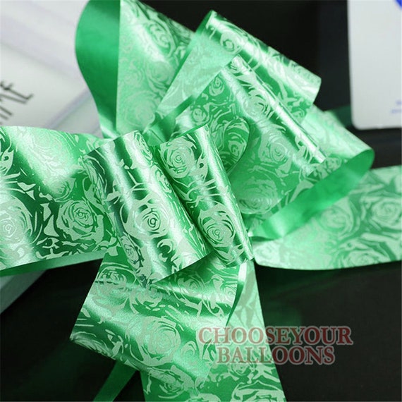 50 Pull Bows 30mm Wedding Car Gift Wrap Ribbon Decorations Florist  WATERPROOF uk