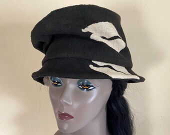 All Seasons Hat Hat Mudcloth Hat Fall Hat Women/'s Mud Cloth Hat Caramel Medium Brim Cloche Winter Hat Brown Hat Handmade Hat