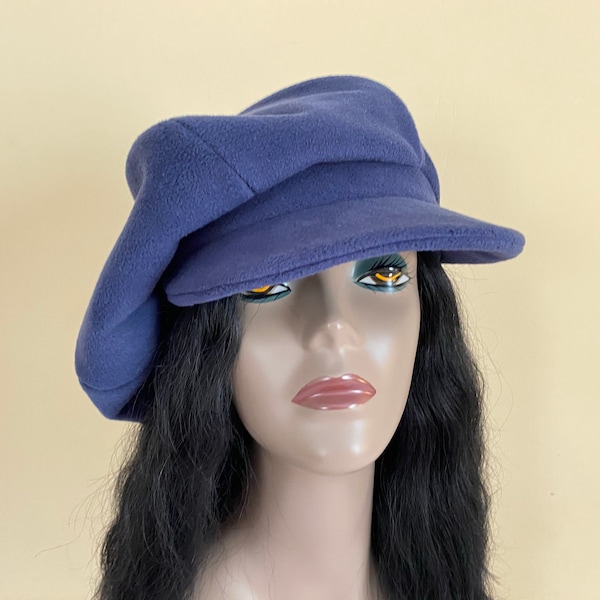 Blue Newsboy Cap Etsy