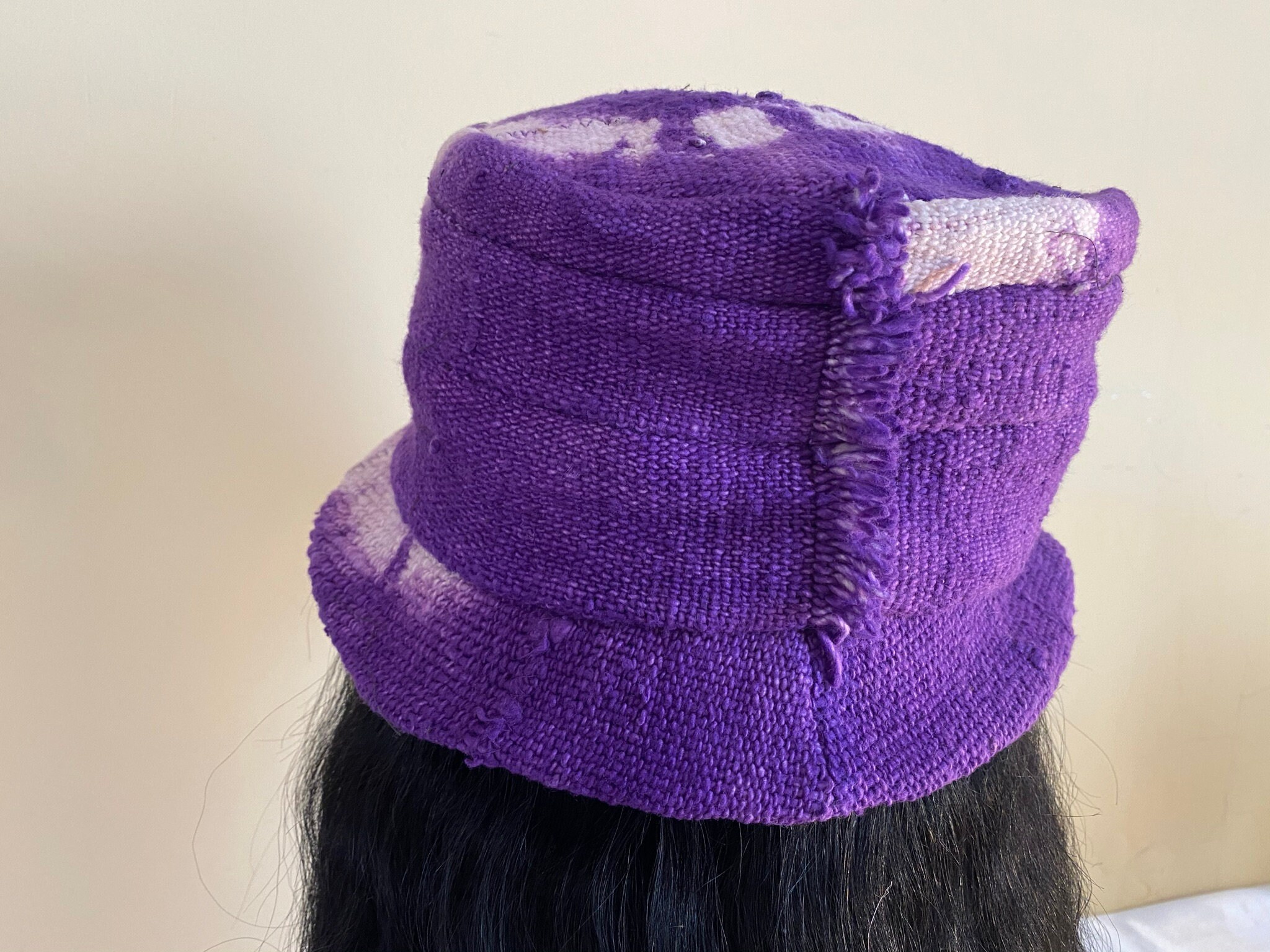 Women's Mud Cloth Hat Unisex Mud Cloth Hat Purple and - Etsy UK