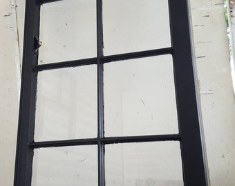 Architectural Salvage 8 Pane Long Slim Antique Window Sash Frame 40x20 Architectural Garden Windows Shutters Sash Locks