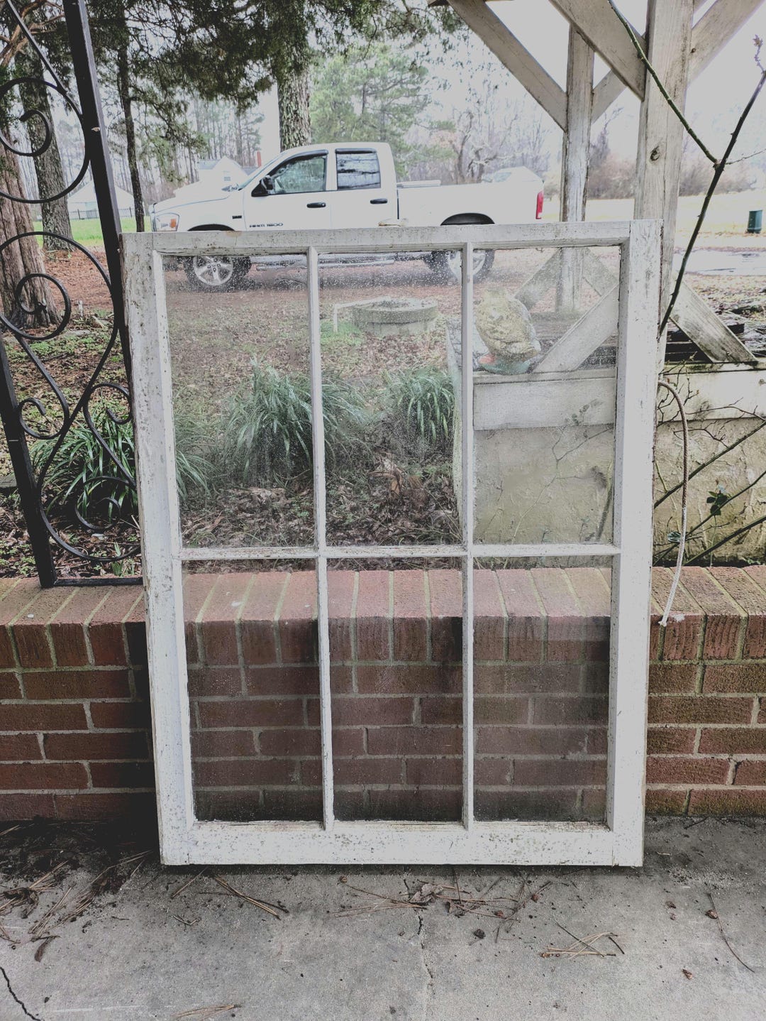 Rare Architectural Salvage, Historic Upcycled 6 Pane Huge 44 Tall 34 ...
