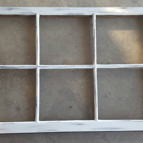 Antique Vintage Old Glass Panes From Window Etsy