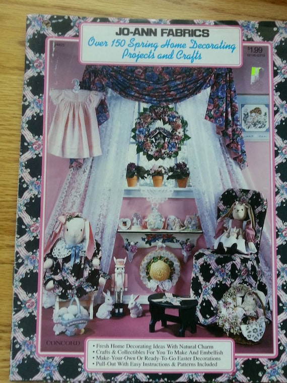Joann Fabrics Spring Home Decorating Projects And Crafts Etsy