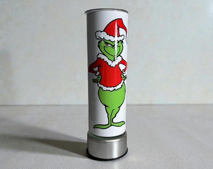 30oz Rock Paper Scissors Throat Punch Grinch Tumbler Stainless Steel