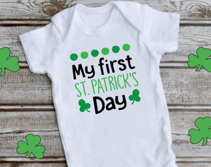 My First St Patrick's Day Onesie - Lucky Charm Bodysuit