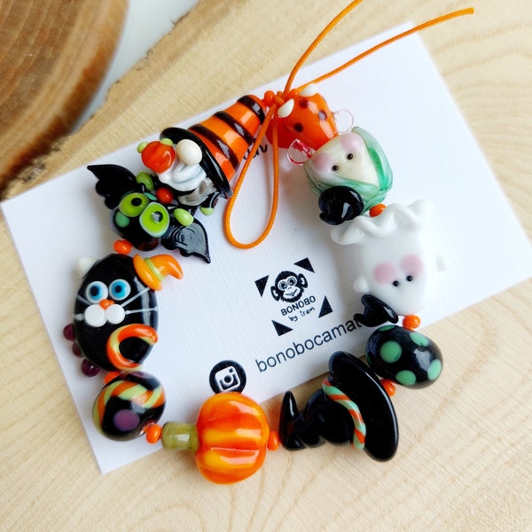 Halloween Lampwork Beads Etsy
