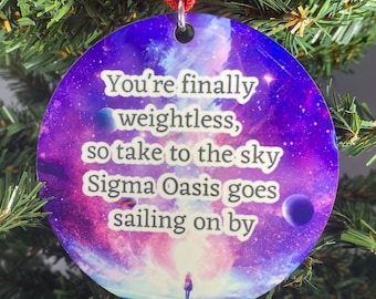 Sigma Oasis Sublimated Holiday Ornament