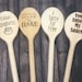 Phish Inspired Wooden Spoon // Phan Gift // Phan Cooking Gift 