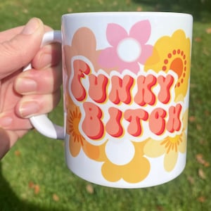 Funky B*tch Sublimated Phish Inspired Mug // Phan Gift //