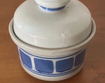 Iron Mountain Stoneware Huckleberry Sugar Bowl