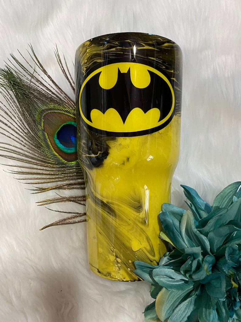 Batman 30oz Tumbler Etsy