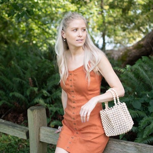 Wooden Bead Handbag