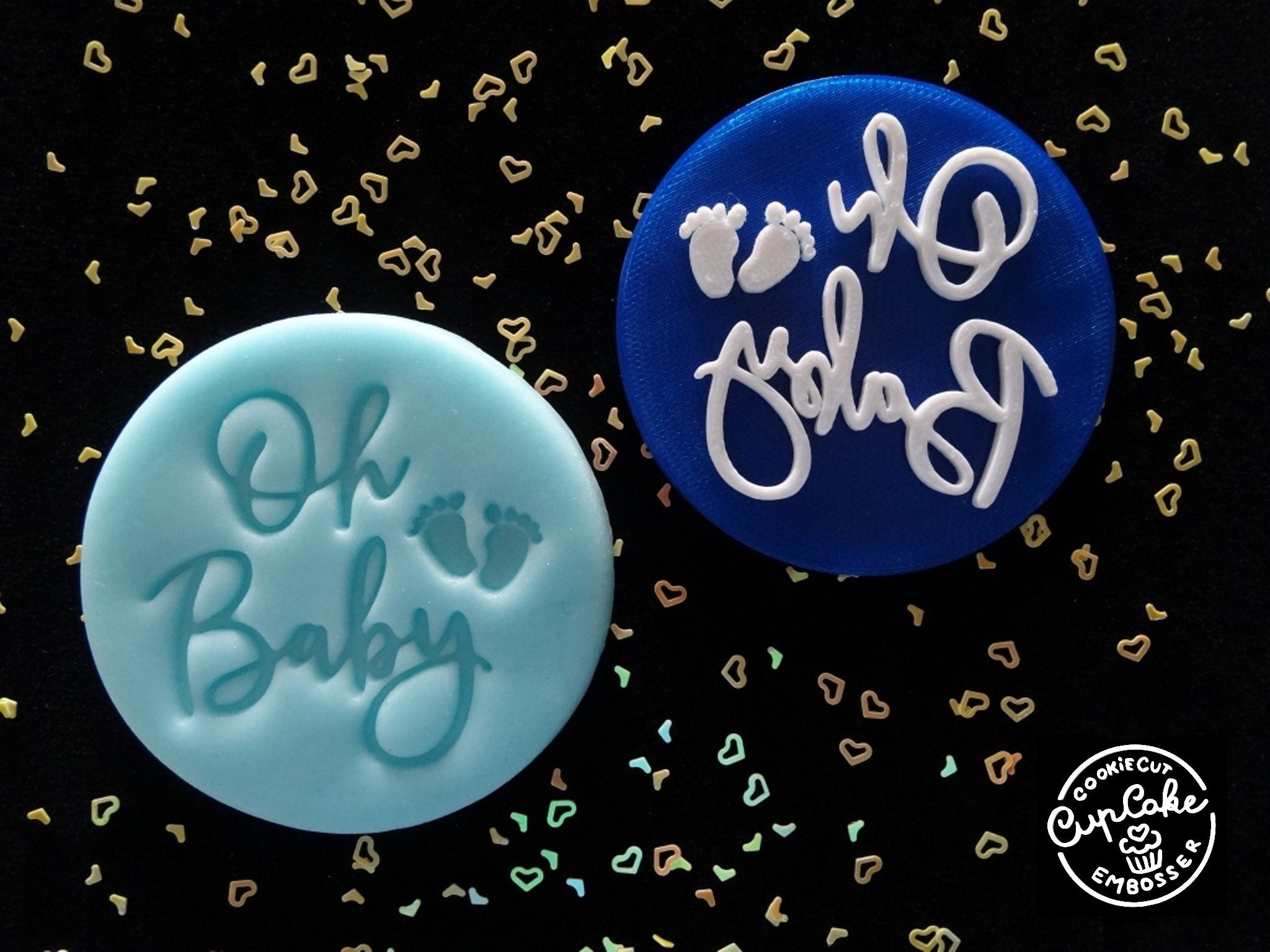 Oh Baby cookie stamp 2 Etsy