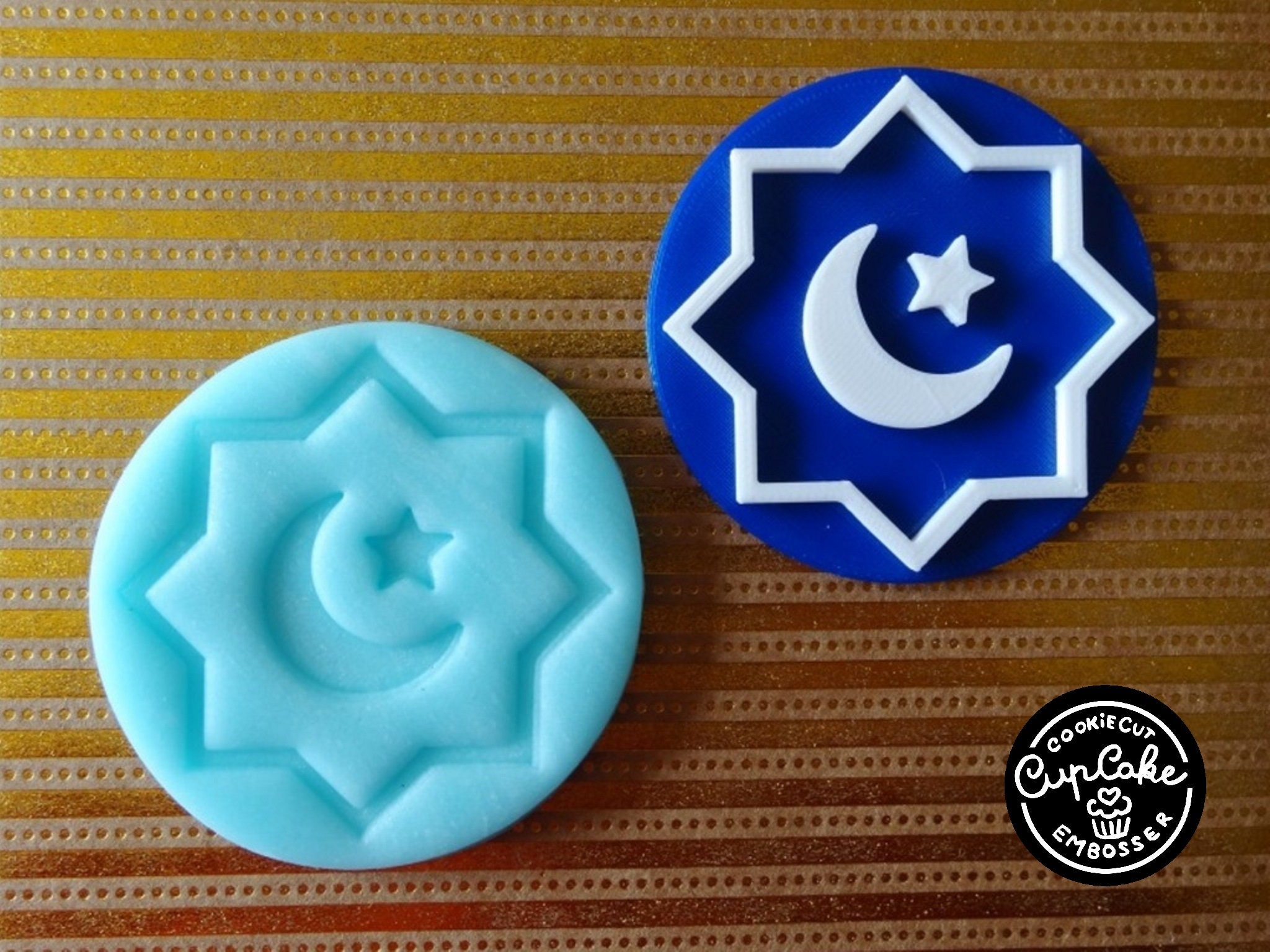 Timbre à Biscuit Étoile/Lune - Ramadan