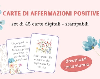 Printable Motivational Positive Affirmations Cards