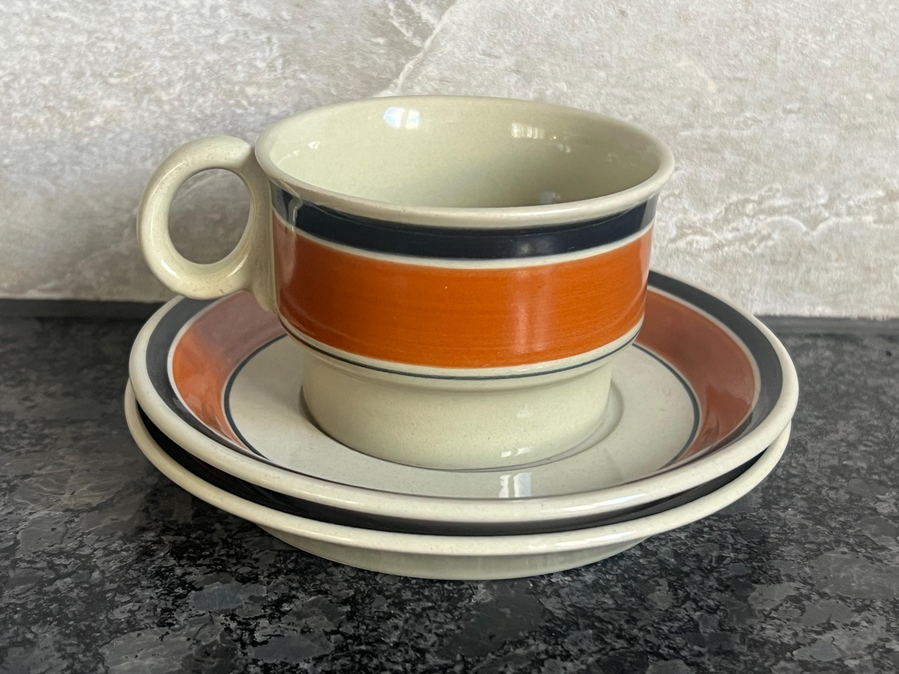 Randa Banda Cup/ Saucer/ Cake Plate Scandinavian Vintage Höganäs