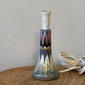 Scandinavian Vintage Alingsas Keramik Lamp Base 1960 s