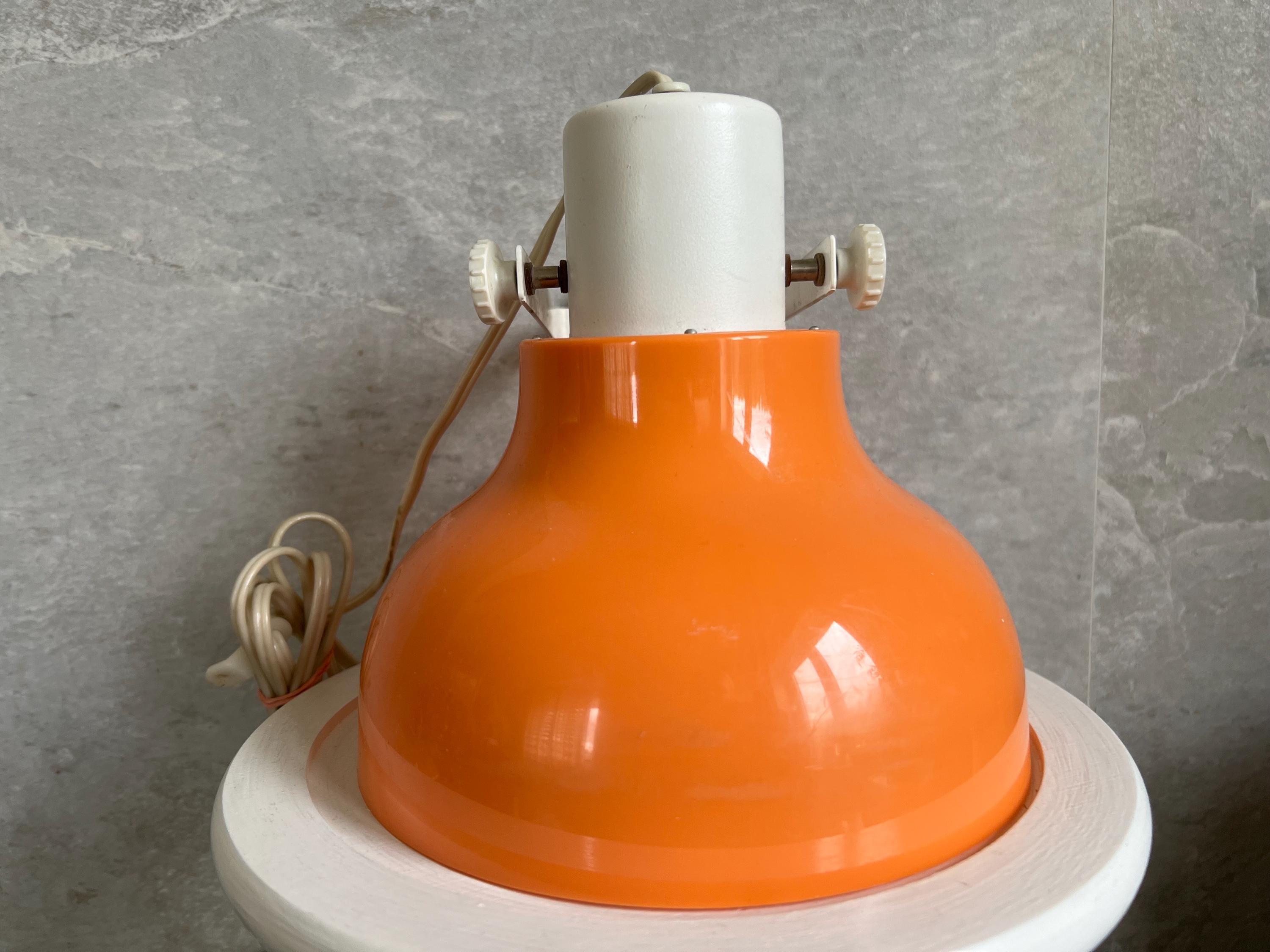 Vintage Orange Wall Lamp Estoplast Soviet Estonian Design - Etsy