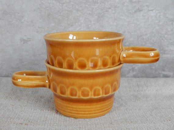USED Corelle×peak 取っ手付きカップ　9個set ヴィンテージ スタヴァンゲルフリント エスプレッソ カップ 2 個セット
