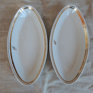 Set of 2  Vintage Platter Vintage Restaurant Serving Plate   Design 1970 s