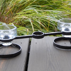 Scandinavian Vintage Bo Svensk Produkt Made in Sweden Hand Forged Metal Candleholder Swedish Metal Art Candle Holder Scandinavian Design